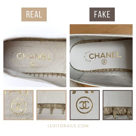 authentic chanel espadrilles vs fake|chanel espadrilles 2020.